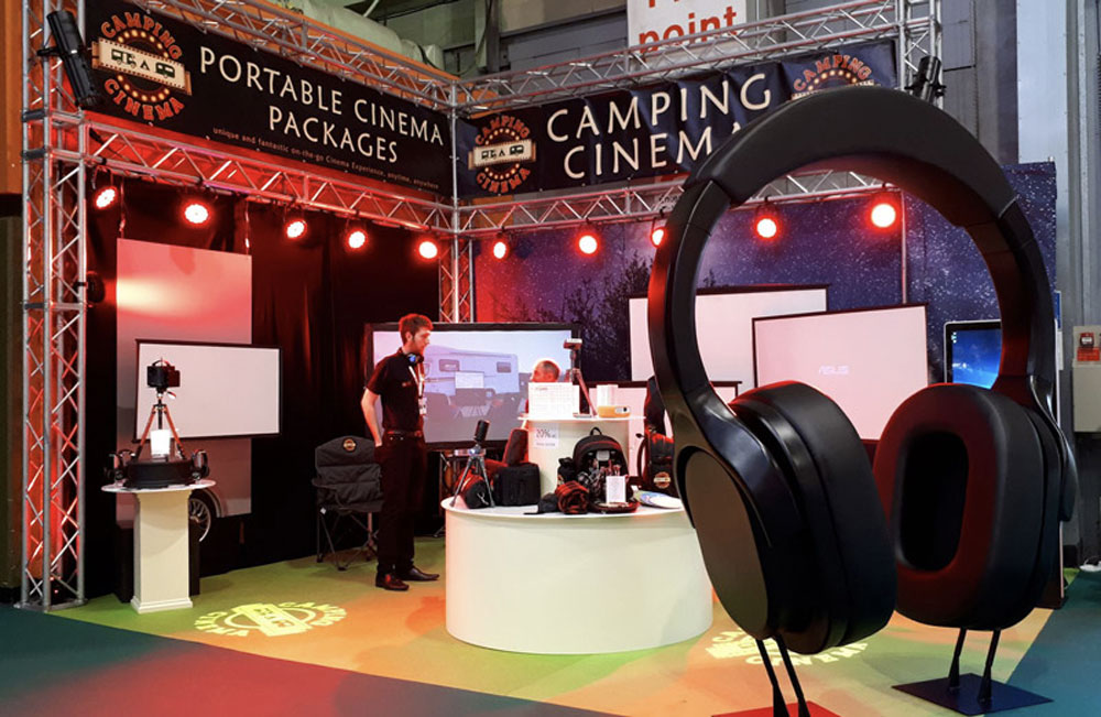 Super size ‘Headphone ear pads’ for an exhibition