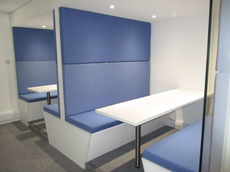 upholstered seating areas